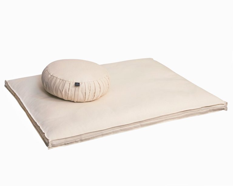 Custom Organic Cotton Meditation Cushions with Washable Cover