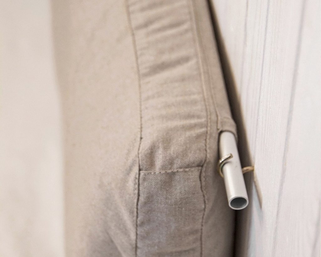 Custom Headboard Cushion With Removable Cover