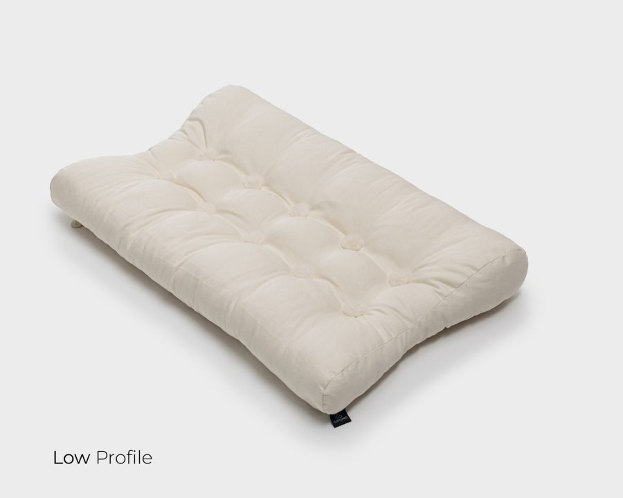 Custom Organic Cotton Ergonomic Pillow – Image 3