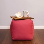 Cottoned-ottoman-cushion-with-natural-cotton-filling-in-setting