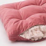 Cottoned tufted headborad - organic cotton filing detail