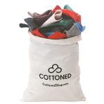 Cottoned fabric scraps bag