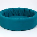 Cottoned Organic Cotton Round Pet Bed - color Duck 4580