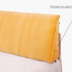 Custom Organic Cotton Triangular Headboard Cushion with Removable Cover - Bild 7