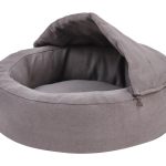 Cottoned cave pet bed filled with organic cotton