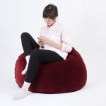 Cottoned Round Bean Bag with 100% Organic GOTS Certified Cotton Fill (2)
