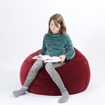 Cottoned Round Bean Bag with 100% Organic GOTS Certified Cotton Fill (4)