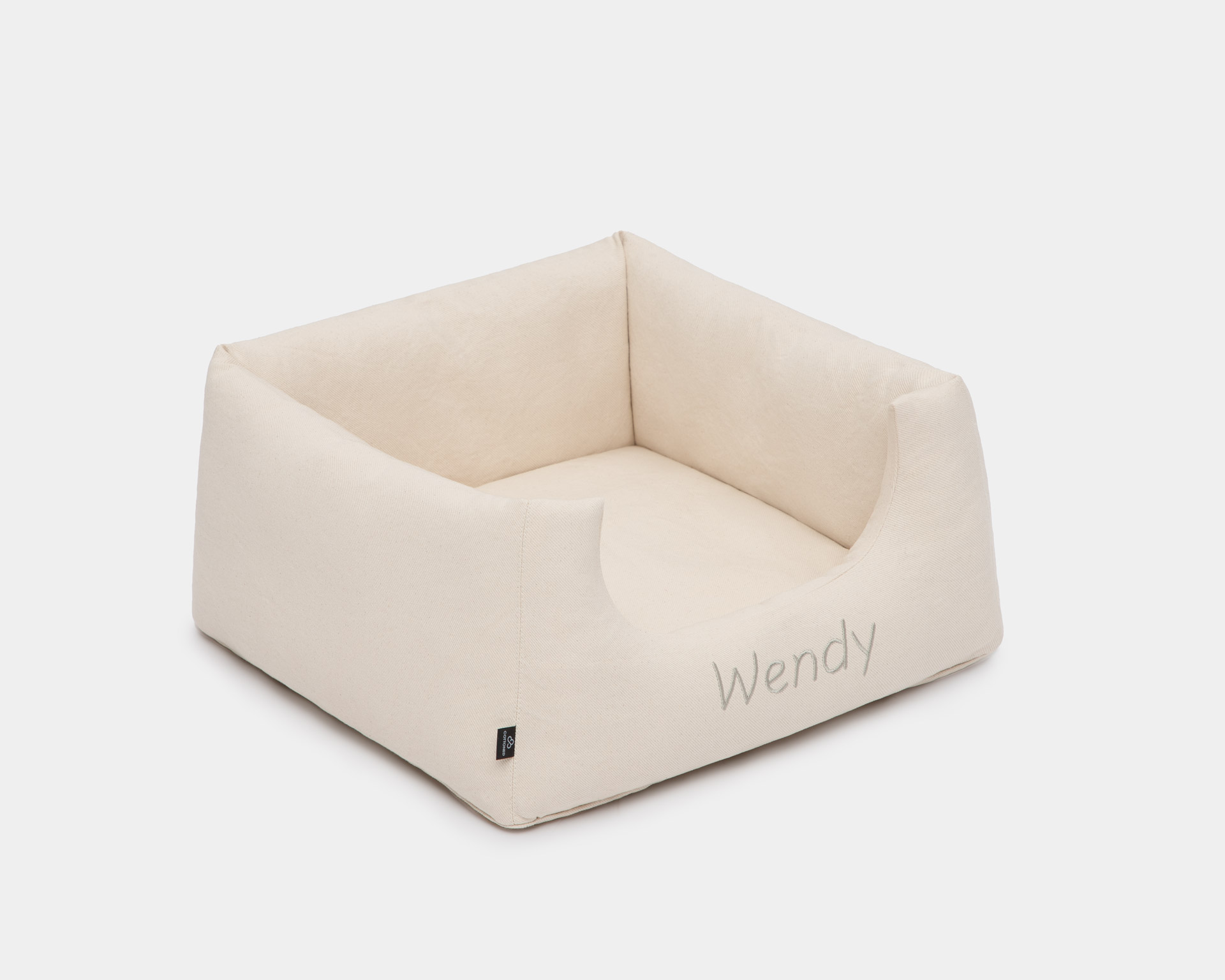 Custom Organic Cotton Pet Bed