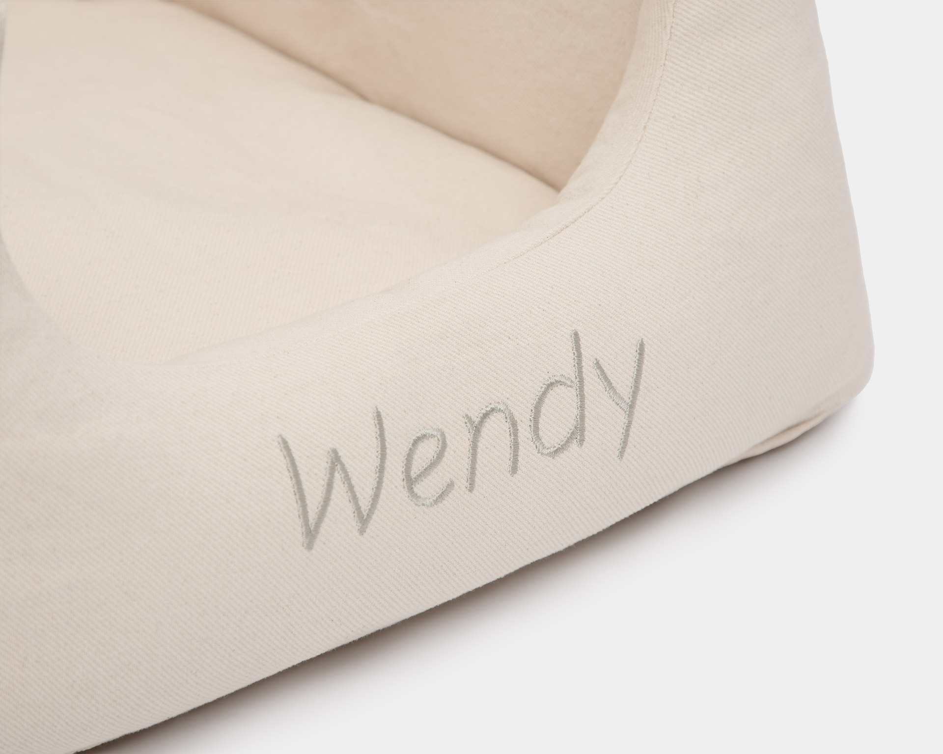 Custom Organic Cotton Pet Bed