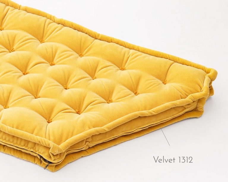 Custom Organic Cotton Tufted Seat Cushion Cottoned Shop Handmade Decor