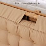 Custom Organic Cotton Tufted Headboard Cushion - Image 2