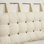 Custom Organic Cotton Tufted Headboard Cushion
