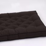 Cottoned Brown Tufted Cushion (sale) (2)