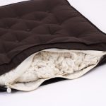 Cottoned Brown Tufted Cushion (sale)(3)