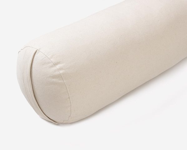 Yoga Bolster Pillow with Removable Cover - close up on the handle