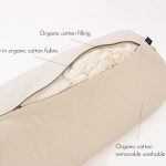 Yoga Bolster Pillow with Removable Cover - details